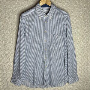 Camicissima Long Sleeve Striped Button Down Shirt Men's Size 44/17.5 Extra Large